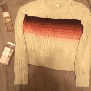 Aeropostale size medium color white with stripes of pink, red, violet, purple